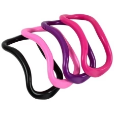 Кольцо эспандер CLIFF для пилатеса, стретчинга, йоги, фитнеса и растяжки, выгнутое жесткое, фиолетовое